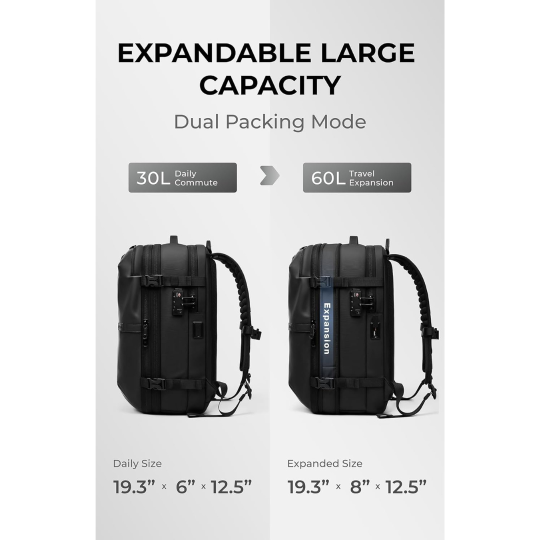 60L Vacuum Backpack for Travel