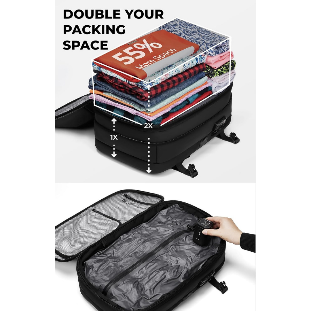 60L Vacuum Backpack for Travel