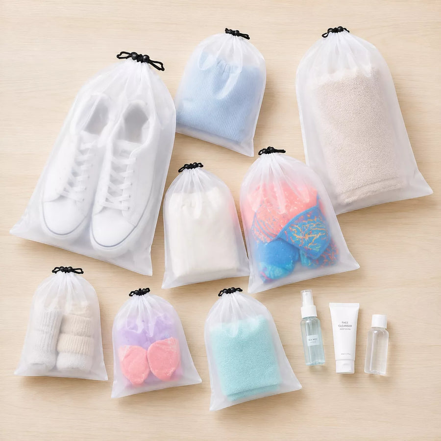 WellMall shoe pouch used for shoes, swimwear and gym kit